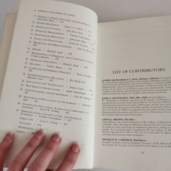 1989 Pharmacy Management in Canada, Community Based Practice Pharmacist Guide - Picture 5 of 9